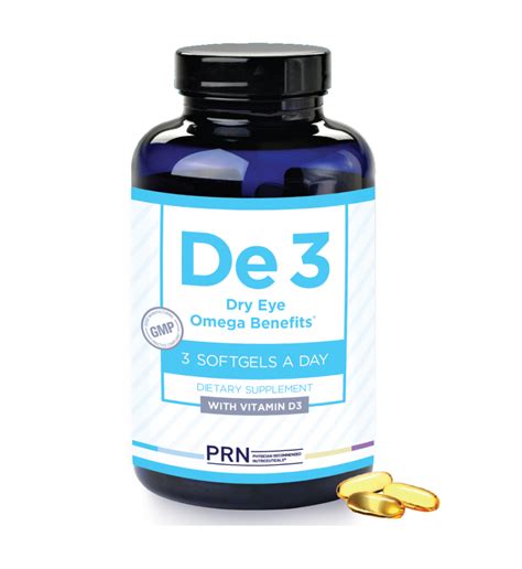 PRN De3 Dry Eye Omega 3 Fish Oil – Support for Dry Eyes.